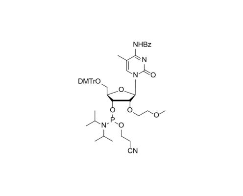 DMTr-2'-O-MOE-5-Me-rC(Bz)-3'-CE -Phosphoramidite CAS No. 163759-94-2