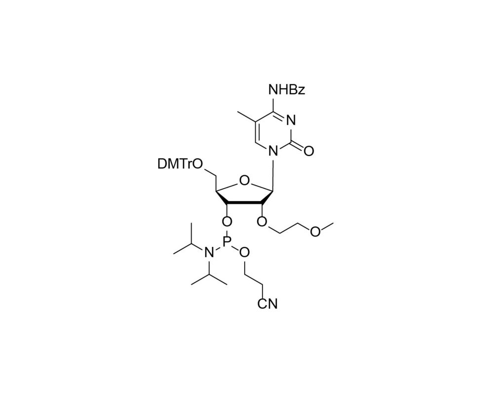 DMTr-2'-O-MOE-5-Me-rC(Bz)-3'-CE -Phosphoramidite CAS No. 163759-94-2