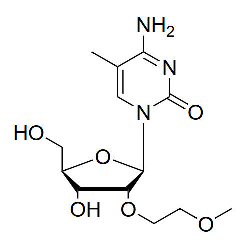5-Me-2'-O-MOE-Cr 5-methyl-2'-O-methoxyethyl-cytidine