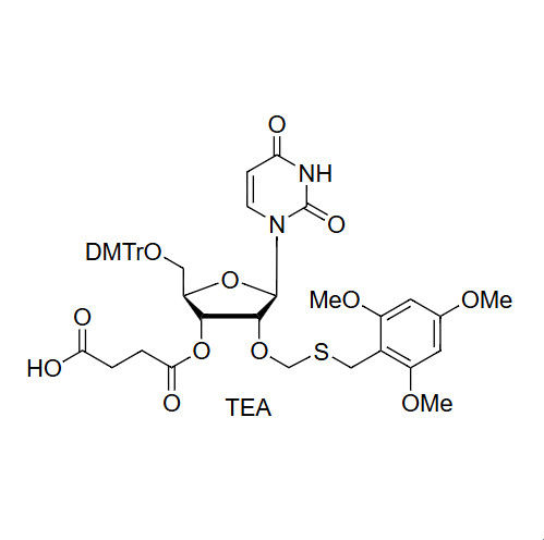 5'-O-DMTr-2'-O-TMBTM-U-3'-O-succinate, TEA salt