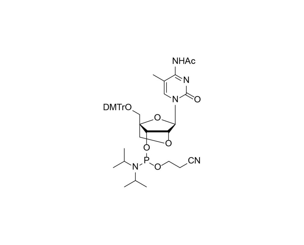 DMTr-2'-O-4'-C-Locked-5-Me-rC(Ac)-3'-CE-Phosphoramidite CAS 206055-82-5