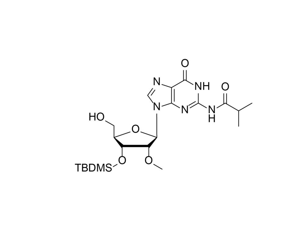 3'-O-TBDMS-2'-O-Me-rG(iBu) Protected Nucleosides  CAS 863097-97-6